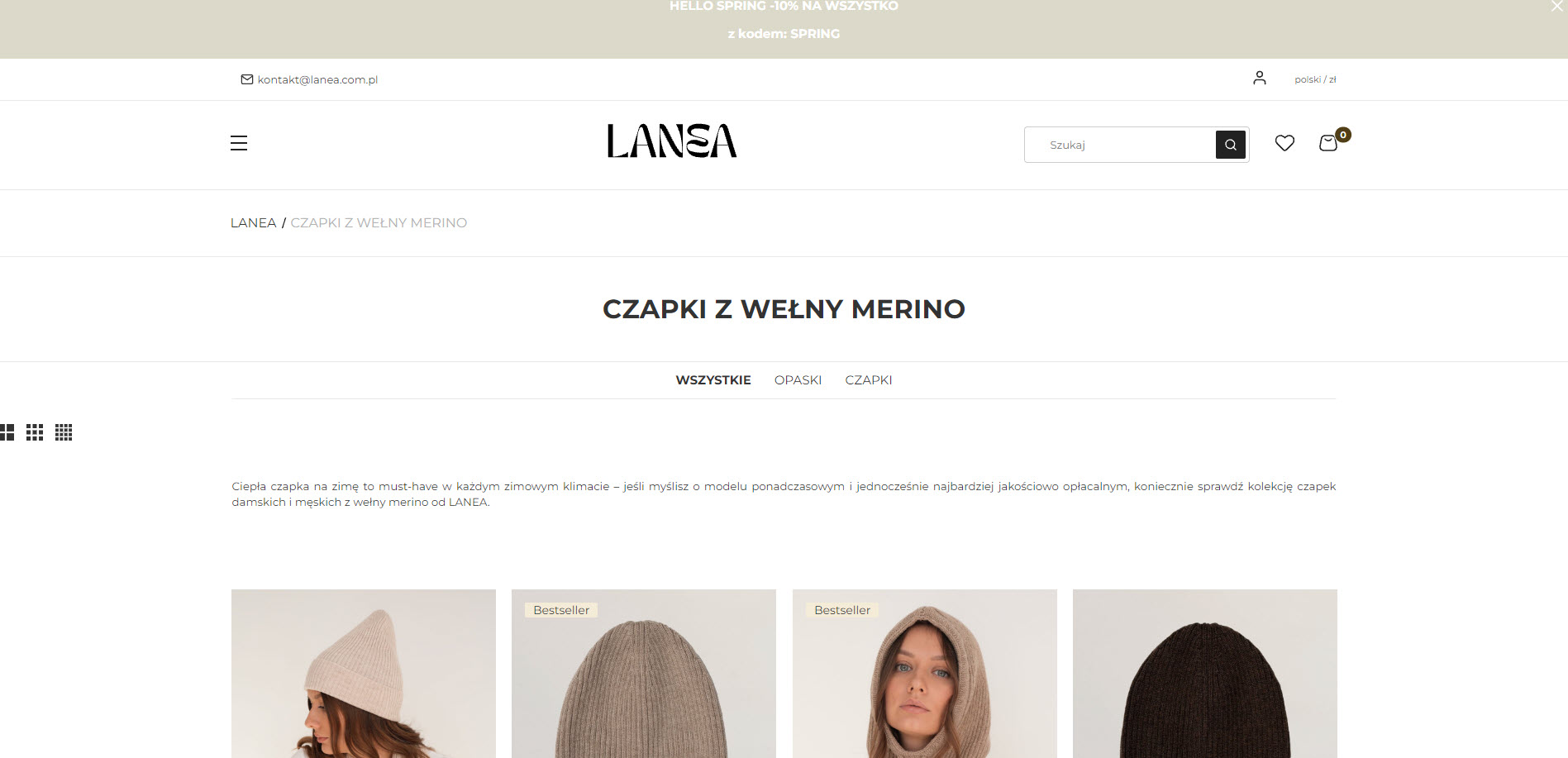 Minimalistyczna czapka damska z merino - jak wybrać kolor, który pasuje do większości garderoby?