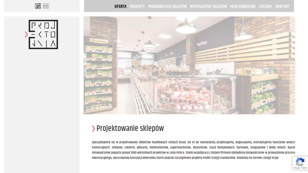 Zrzut ekranu strony